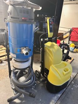 Concrete grinder / vacuum combo. - epoxy/concrete tools