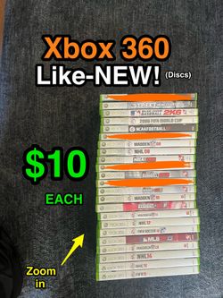 🎮 Like-NEW Xbox 360 Games (disc) • $10 ea 🎮