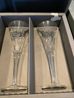 Waterford Crystal millennium toasting flutes