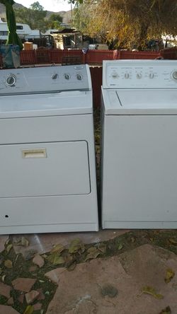 Whirlpool gas dryer and kenmore washer