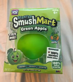 Crazy Fun SmushMart Scented Green Apple Squishy Squeeze Toy Ages 6+