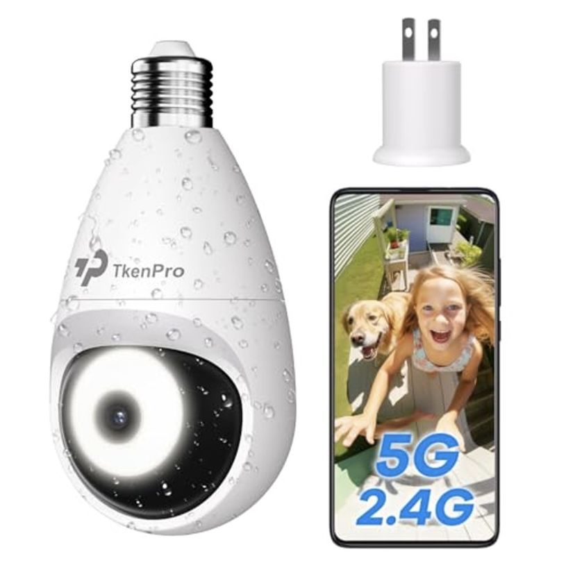 Wireless Light  Bulb Security Camera