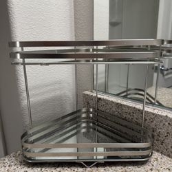 Vanity Organizer Corner Shelf,  PAIR 