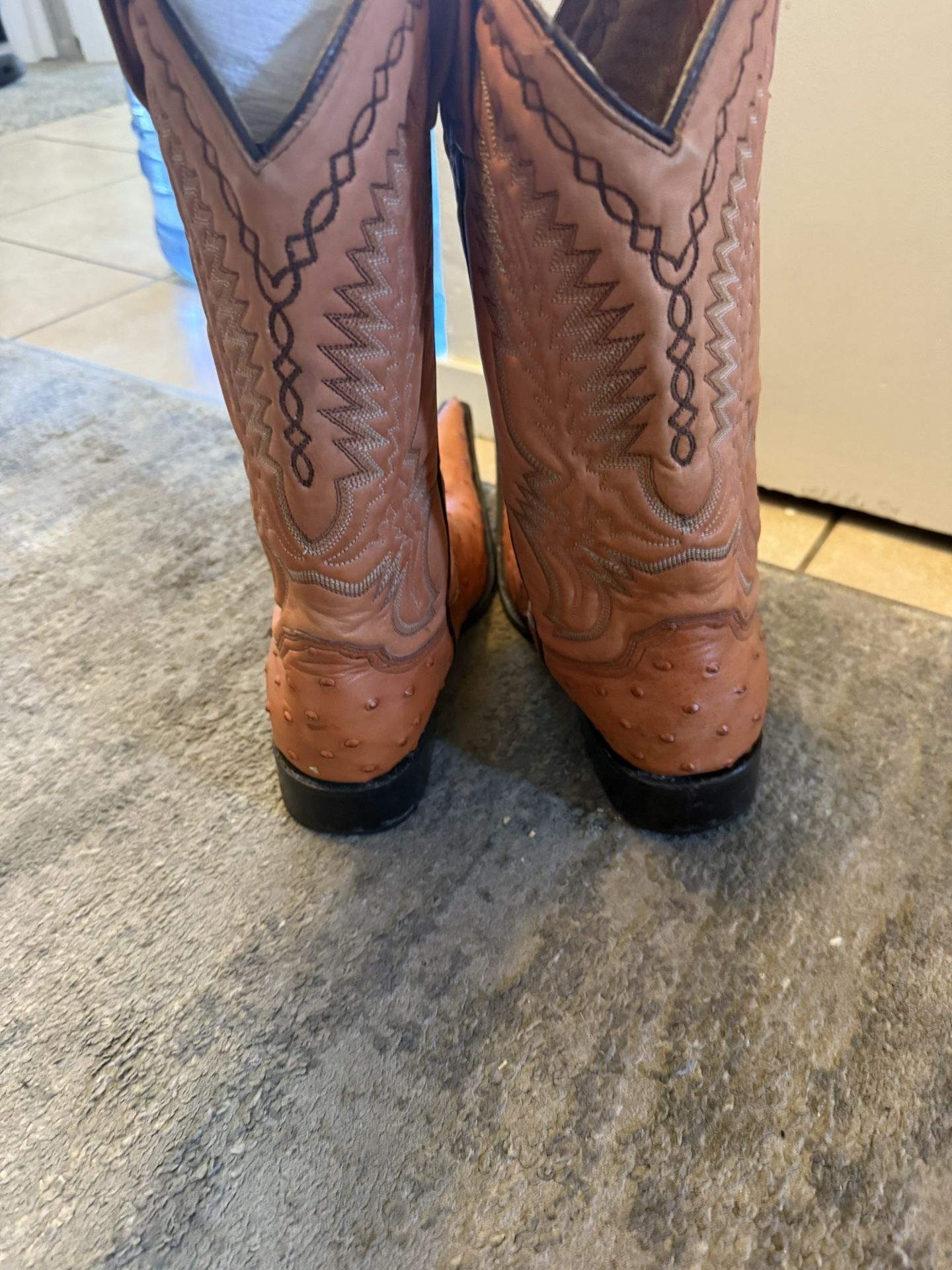 Ostrich Boots
