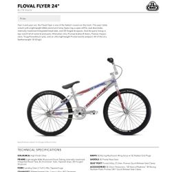 SE Floval Flyer, SE Racing Pro GT  Bmx 24 