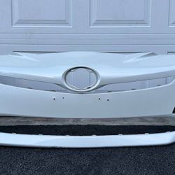 WHITE PERL TOYOTA PRIUS 2016 2017 2018 FRONT BUMPER