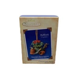 2004 Hallmark Keepsake Christmas Ornament Nature's Sketchbook Second in Series