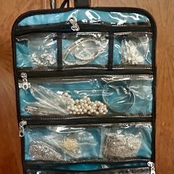 Jewelry Lot & Traveling Bag 