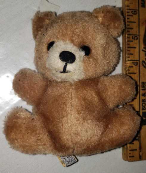 Vintage R. Dakin 1978 Mini Teddy Bear Plush Animal Toy Super Cute