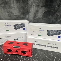 Portable Bluetooth Speakers (4 Available) – Waterproof/Shockproof – New in Box