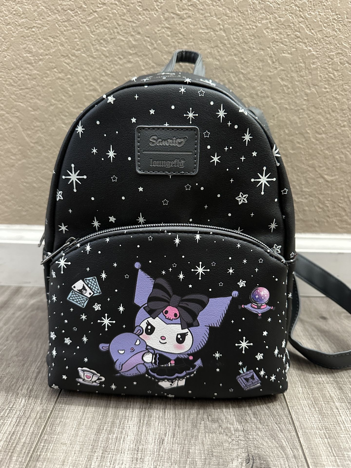 Loungefly x Sanrio Kuromi Crystal Ball Glow in the Dark Mini Backpack Sanrio Loungefly Kuromi Crystal Ball Glow In The Dark Mini  main image 3