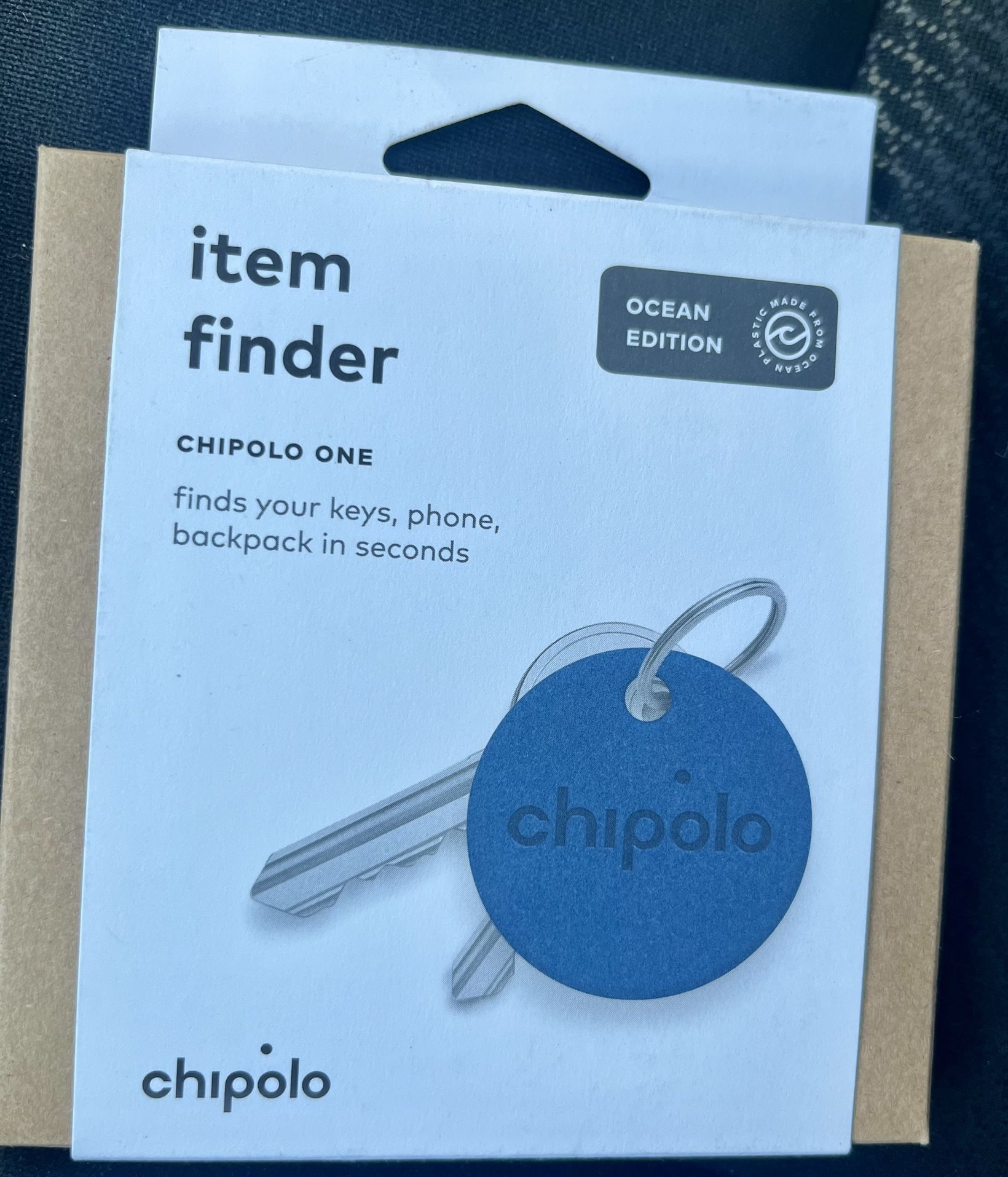 Chipolo One Bluetooth Item Tracker Key Finder Phone Finder Blue New