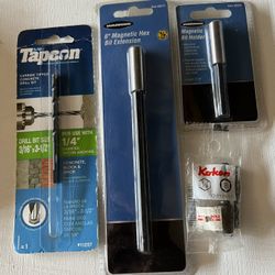 Drill Bit / Bit Extension /MagneticBit Holder and 🤔Im not sure what that little bag has in it!!!