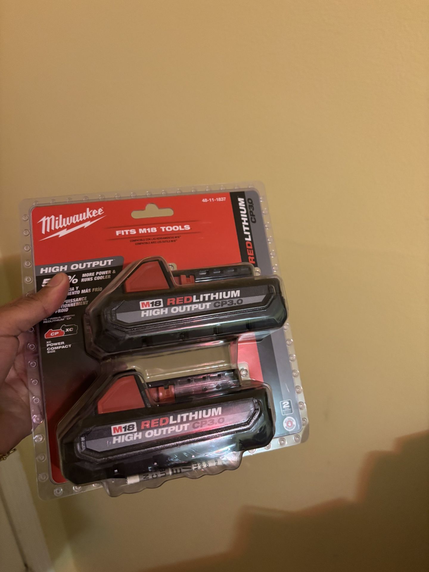 Milwaukee M18 18V Lithium-Ion HIGH OUTPUT CP 3.0Ah
