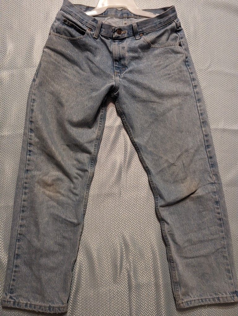 5 Pairs Of men's Wrangler Premium Light Blue Jeans 32 X 30