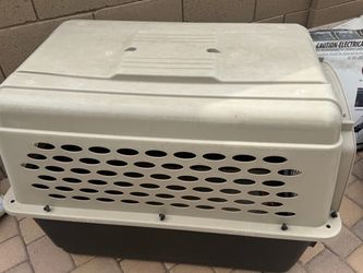 Large Plastic Pet Travel Crate Kennel