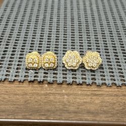 10k Diamond Earrings 