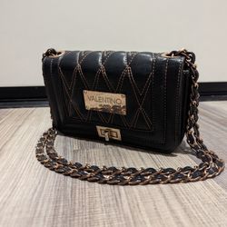 Valentino leather two way shoulder bag