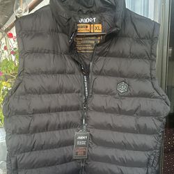 New  JUDRT Men’s Heated Vest With Battery Size XL