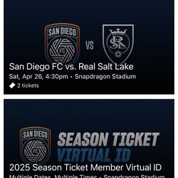 SDFC Vs Real Salt lake Tickets Available 