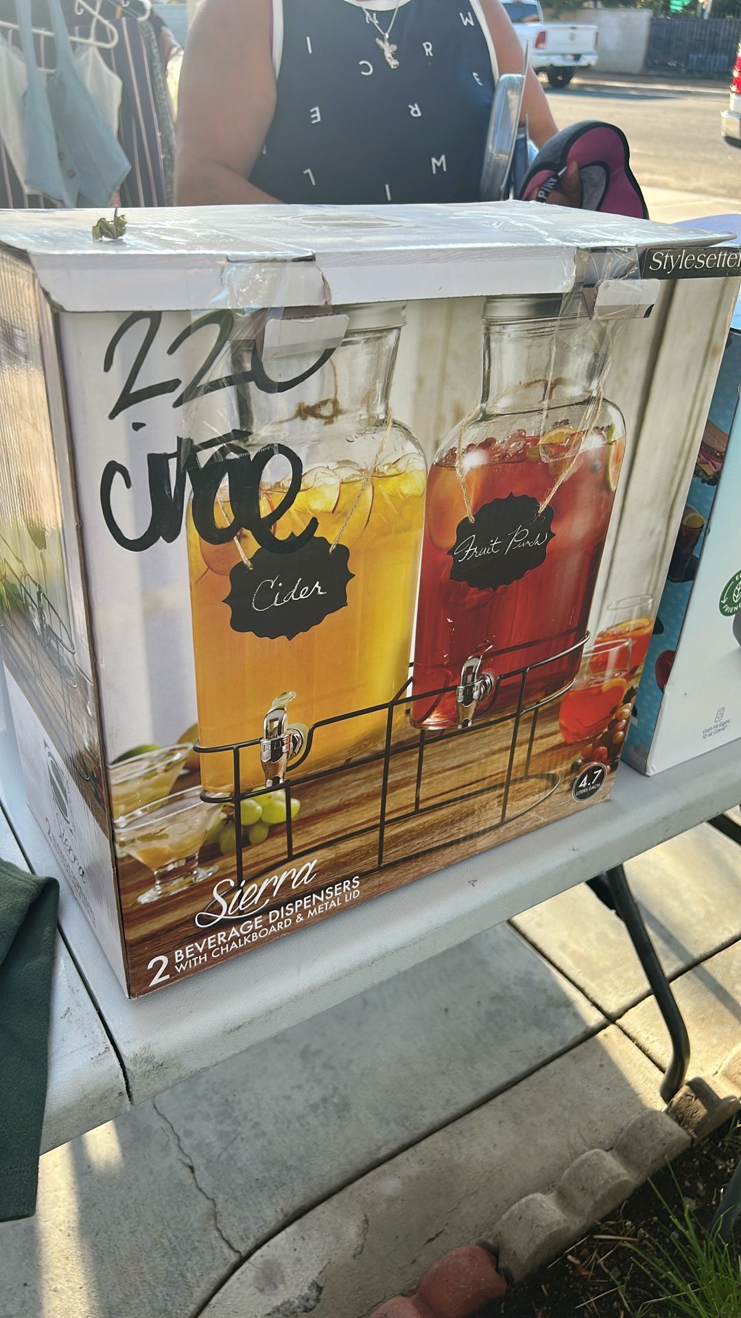 Beverage Dispenser With Stand