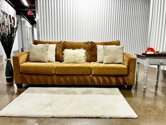 Macy’s Contemporary Radley Sofa In Cafe Including Delivery