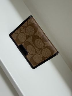 Coach card holder