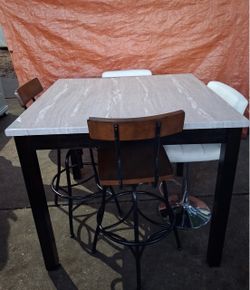 Tall dining table
