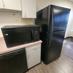Samsung Microwave and Kenmore Fridge 