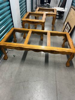 Beautiful set of vintage living room tables