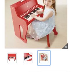 Hape Learn With Lights Piano Red