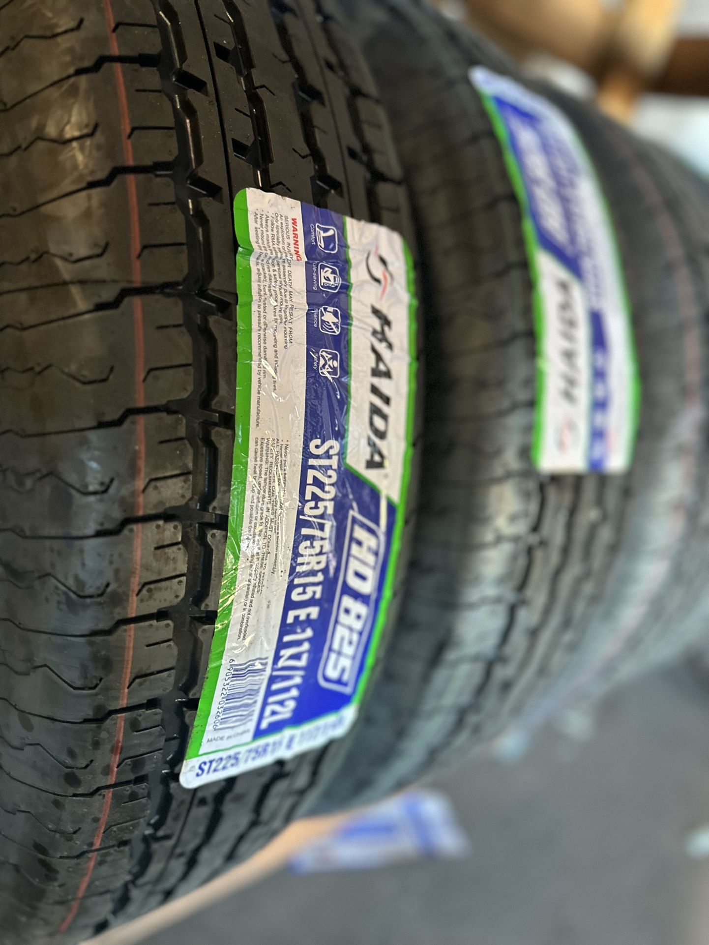 225 75 15 Trailer Tires New