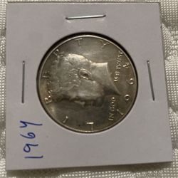 1964 silver half dollar U.S Coin