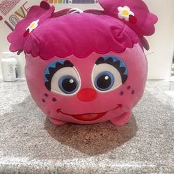 SESAME STREET ABBY CADABE LARGE 16 INCH PLUSH PILLOW - NEW CONDITION