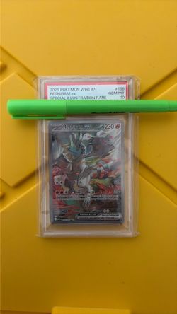 Reshiram EX White Flare PSA 10