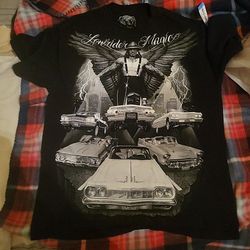 SHIRT VINTAGE LOWRIDER ARTE  DAVID GONZALEZ DUGA THE SHIRT BLACK