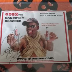 Dennis Rodman Signed 8.5x12 Photo (No CoA).