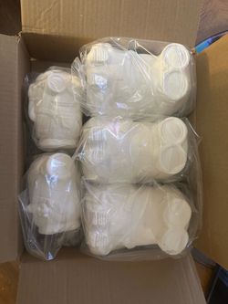 5 Minions Plaster Figures