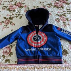 Kids Captain America Super Soldier Original Marvel warm hoodie