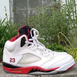Jordan 5 Fire Red Black 2013 Size 13