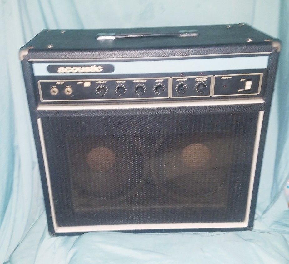 Vintage 1970's Acoustic Control Model 114 Guitar Amplifier w 2-10's