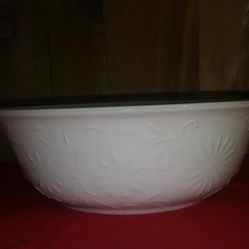 Antique Bowl, Glass serving dish, and camping coffee Serving