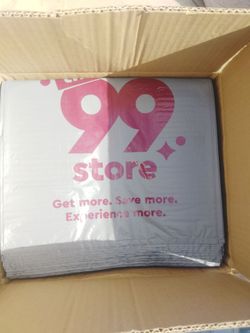 434 reusable grocery trash bags 99 cent logo