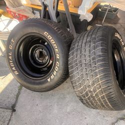 15x 10 Rally Wheels 5x4.75/ 5x4.5 Bolt Pattern 