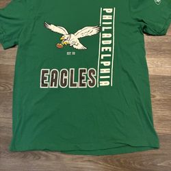 Nike Men's Philadelphia Eagles Kelly Green Rewind Lockup T-Shirt