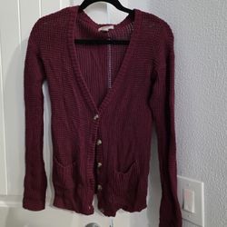 Wine Cardigan
