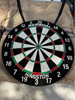Narwhal Kingston official Dartboard with LED lights.