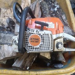 Stihl Ms391 Professional Chain Saw. Good Condition Ready For firewood Season