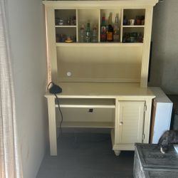 desk + shelf 