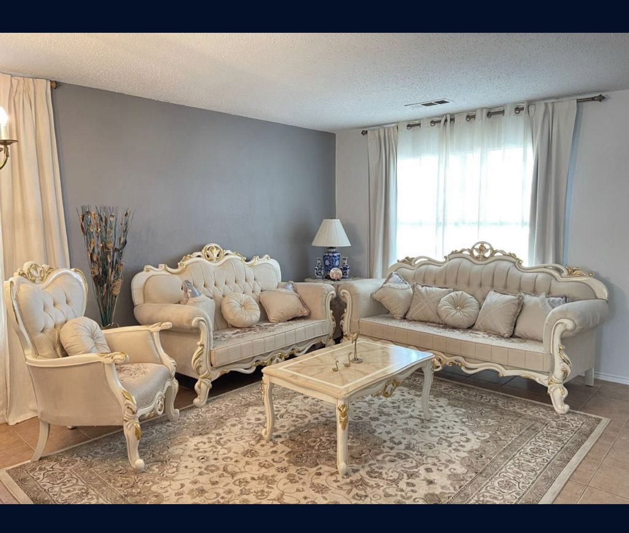 Living Room Sofa Set 3pc - Delivery And Financing Available